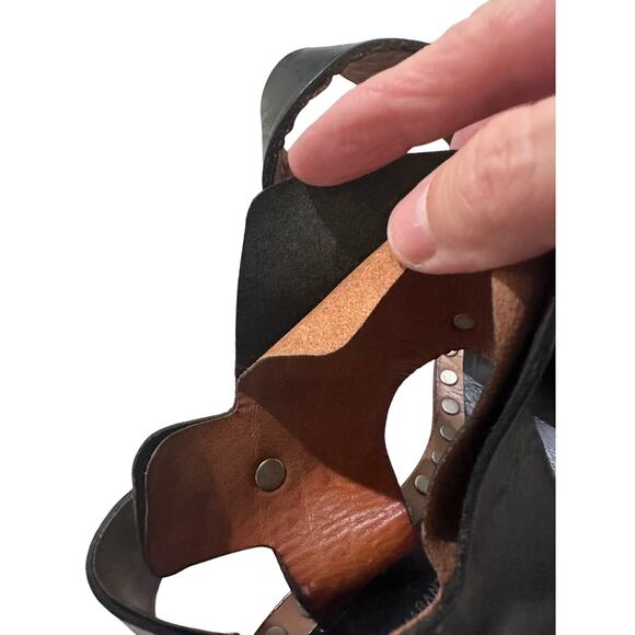 Isabel Marant Jaeryn Black Leather Studded Accents Sandals Rock-N-Roll, 5 (35) - Picture 8 of 10